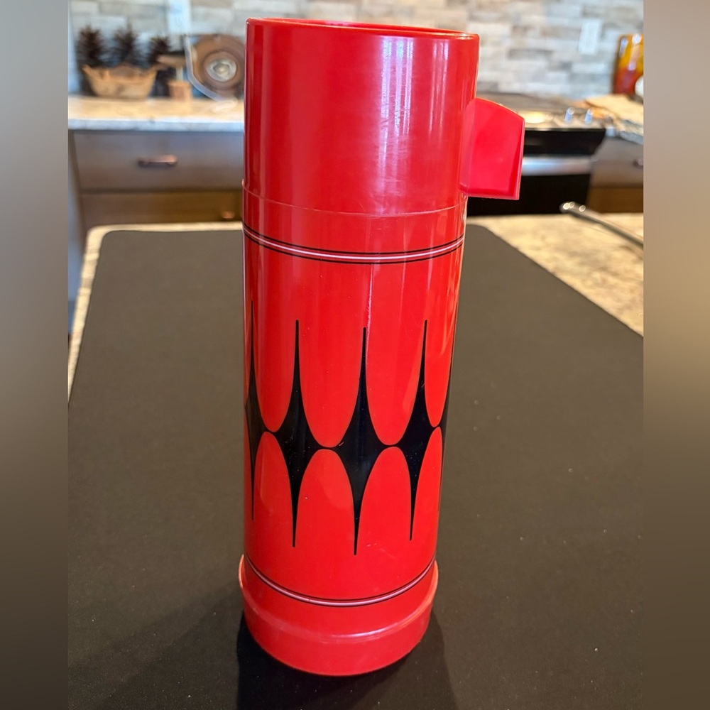 Vintage Aladdin Vanguard Thermos Harlequin